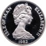 Купить Остров Мэн 1 крона 1982 "Чемпионат мира по футболу 1982, Испания - Гербы"