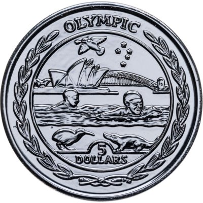 купить Британские Виргинские острова 5 долларов 2009 XXIX летние Олимпийские игры, Пекин 2008 - Океания