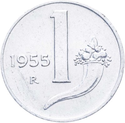 купить Италия 1 лира 1955