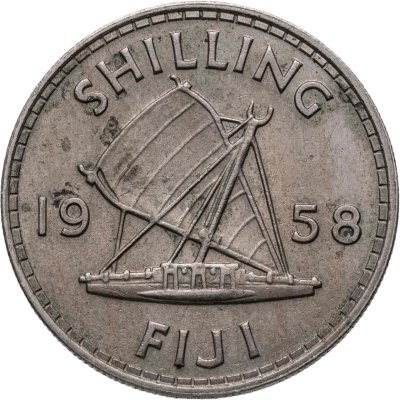 купить Фиджи 1 шиллинг (shilling) 1958