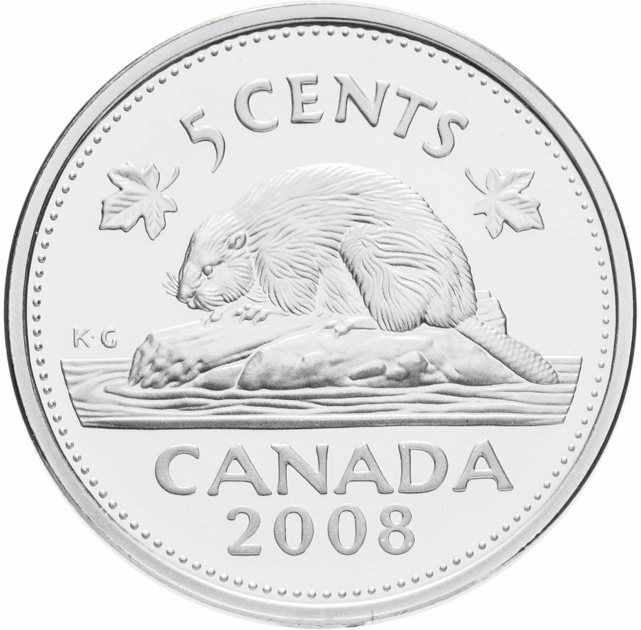 купить Канада 5 центов 2008