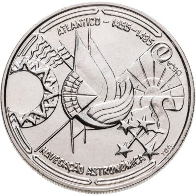 купить Португалия 100 эскудо (escudos) 1990 "Золотой век открытий - Астронавигация"