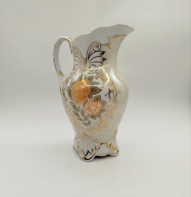 купить Кувшин с растительным декором, фарфор, люстр, роспись, золочение, Кисловодский фарфор - Феникс, Россия, 1991-2010 гг.