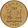 Купить Замбия 5 квача (kwacha) 1992