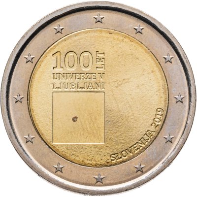 купить Словения 2 евро (euro) 2019 100 лет университету в Любляне