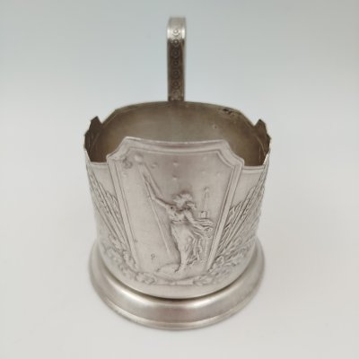 купить Подстаканник "К звёздам", мНЦ (медь-никель-цинк), Мстерская художественная фабрика «Ювелир», СССР, 1960-1970 гг.