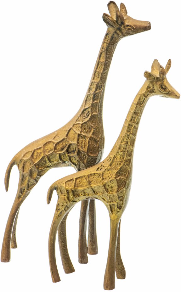 купить Скульптура парная "Жирафы", бронза, Западная Европа, 1980-1990 гг.