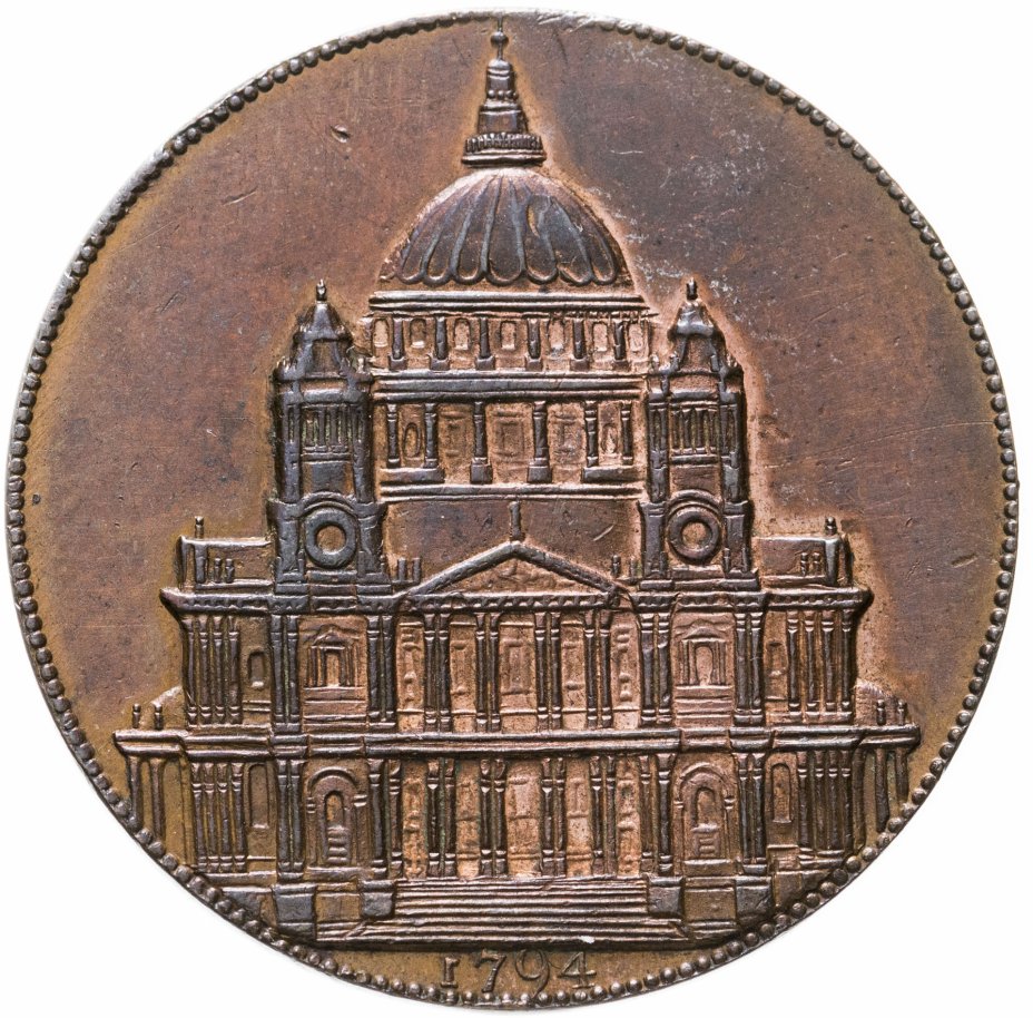 купить Великобритания, Лондон 1 пенни (penny) 1794 "Г. Янг - монетный дилер" платежный жетон / токен