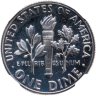 Купить США 10 центов (one dime) 1978 S "Roosevelt Dime" в слабе DNC PF68