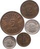 Купить Норвегия набор монет для обращения 1951-1957 (5 штук)