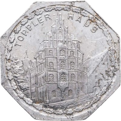 купить Германия (Нюрнберг) нотгельд 20 пфеннигов 1919 "Toppler House" трамвайный жетон