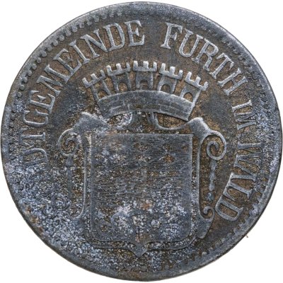 купить Германия (нотгельды) 50 пфеннигов 1917 "Город Фурт-им-Вальд"