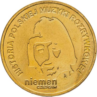 купить Польша 2 злотых 2009 "История польской музыки - Чеслав Немен"