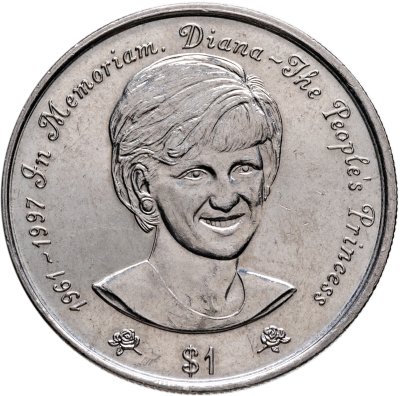 купить Ниуэ 1 доллар (dollar) 1997 "В память о Принцессе Диане"