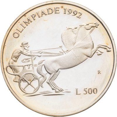 купить Сан-Марино 500 лир (lire) 1992 XXV летние Олимпийские Игры, Барселона 1992