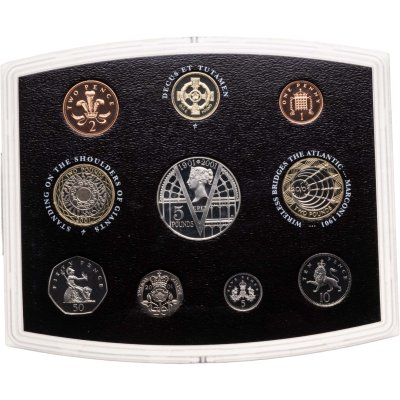 купить Великобритания годовой набор 2001 Proof + 5 фунтов 2001 "Викторианская эпоха" (в сумме - 10 монет)