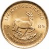 Купить Южно-Африканская Республика ЮАР 1/4 крюгеррэнда (крюгерранда) 1985