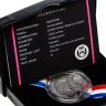 Купить США 50 центов (1/2 доллара, half dollar) 2018 D осведомленность о раке молочной железы знак монетного двора:  "D" - Денвер, с сертификатом