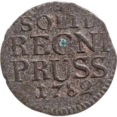 купить Германия Пруссия 1 солид 1782 E Фридрих II Прусский (1740-1786)