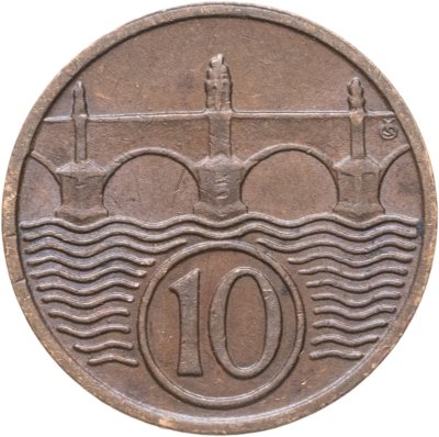 купить Чехословакия 10 геллеров (haleru) 1937