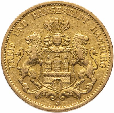купить Германия (Империя) 20 марок (mark) 1878