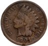 Купить США 1 цент (cent) 1901 Indian Head Cent