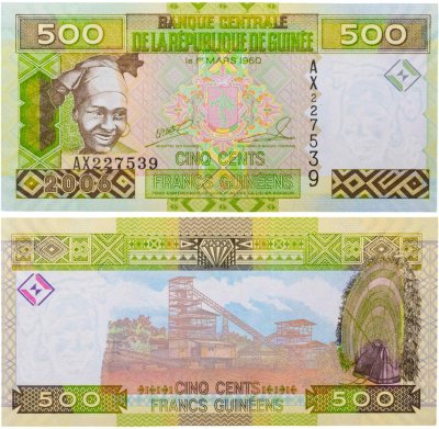 купить Гвинея 500 франков 1960 (2006)