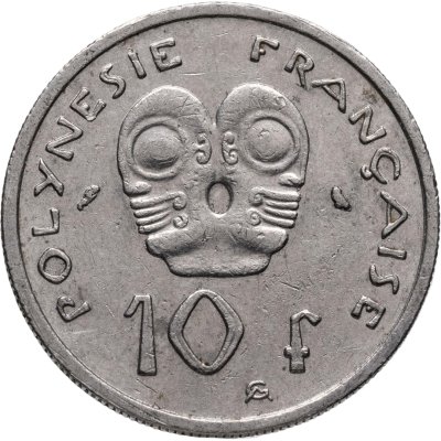купить Французская Полинезия 10 франков (francs) 1967