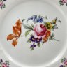 Купить Набор из 3-х обеденных тарелок "Мейсенский букет", фарфор, деколь, золочение, Bernadotte, Чехия, 1991-2000 гг.