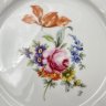 Купить Набор из 3-х обеденных тарелок "Мейсенский букет", фарфор, деколь, золочение, Bernadotte, Чехия, 1991-2000 гг.