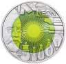 Купить Австрия 25 euro (евро) 2008 "Неоновая лампа" в футляре с сертификатом
