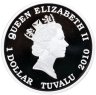 Купить Тувалу 1 доллар 2010 Proof "Великие воины народов мира - Викинг" в футляре с сертификатом