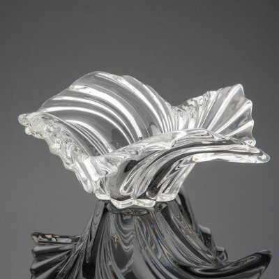 купить Фруктовница с рельефным волнообразным туловом, Mikasa, хрусталь, Германия, 1980-1990 гг.