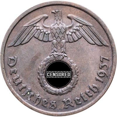 купить Германия, Третий Рейх 2 рейхспфеннига 1937 "F"