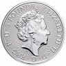 Купить Великобритания 5 фунтов (pounds) 2019 "Звери королевы - Сокол Плантагенетов"