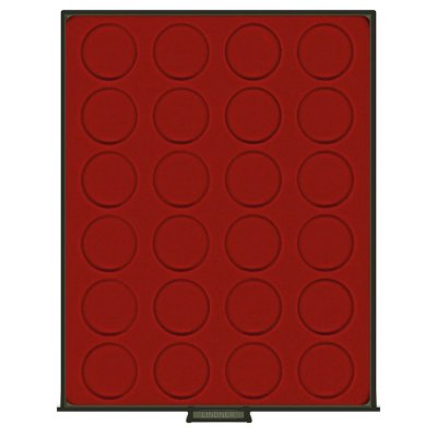 купить Бокс на 24 монеты диаметром до 41 мм (Lindner, Германия)