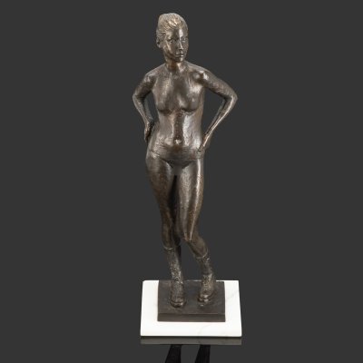 купить Скульптура "Юная", бронза, камень, Российская Федерация, 2012 г.