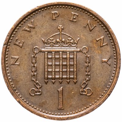 купить Великобритания 1 пенни 1973- 1984 гг.