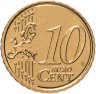 Купить Бельгия 10 евро центов 2011 король Альберт II