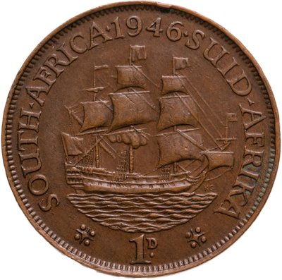 купить ЮАР 1 пенни (penny) 1946