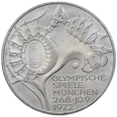 купить Германия 10 марок 1972 "XX летние Олимпийские Игры, Мюнхен 1972 - Стадион"