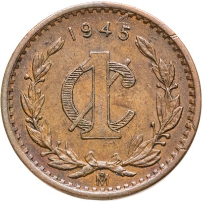 купить Мексика 1 сентаво (centavo) 1945