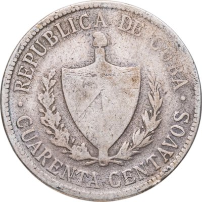 купить Куба 40 сентаво (centavos) 1920