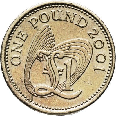 купить Гернси 1 фунт (pound) 2001