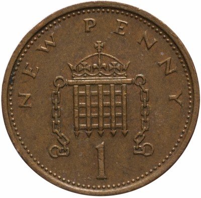 купить Великобритания 1 пенни 1974