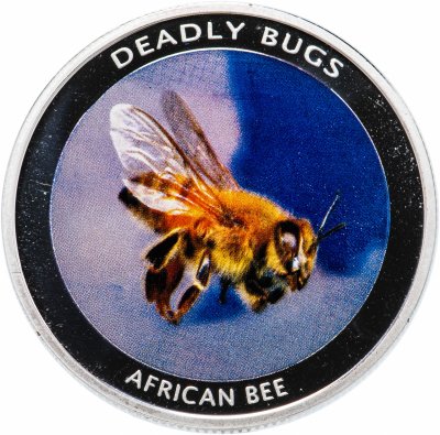 купить Замбия 1000 квач 2010 "Смертоносные насекомые - африканская пчела"