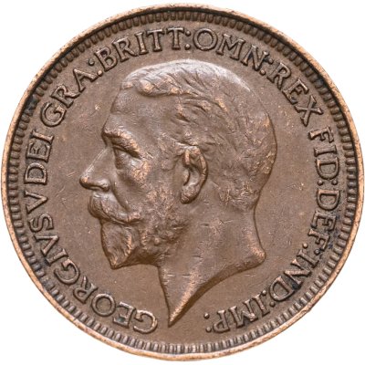 купить Великобритания 1 фартинг (farthing) 1929