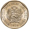 Купить Перу 1 соль 2020 "200 лет Независимости - Бригида Силва де Очоа"