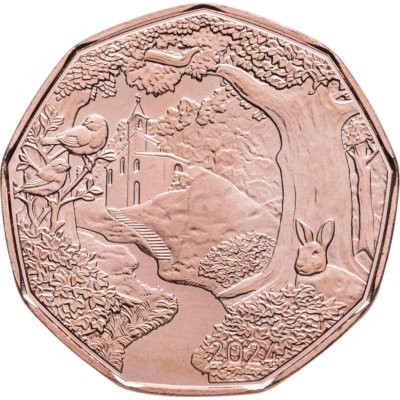 купить Австрия 5 евро (euro) 2024 "Пасха 2024 года - в пути"