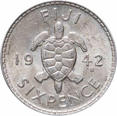 купить Фиджи 6 пенсов (pence) 1942